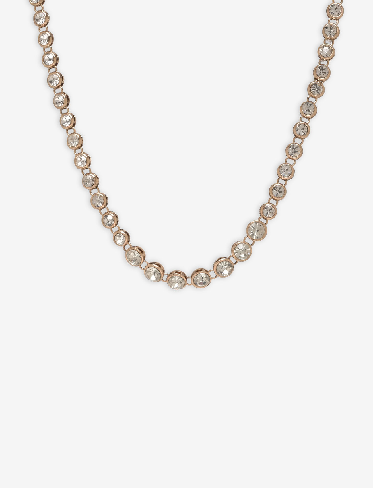 Mango - Crystal necklace - kedjehalsband - gold - 0