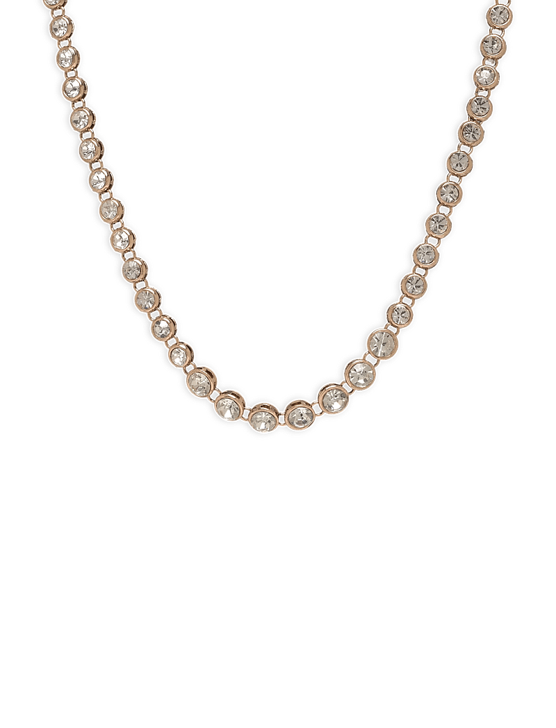 Mango - Crystal necklace - kedjehalsband - gold - 0