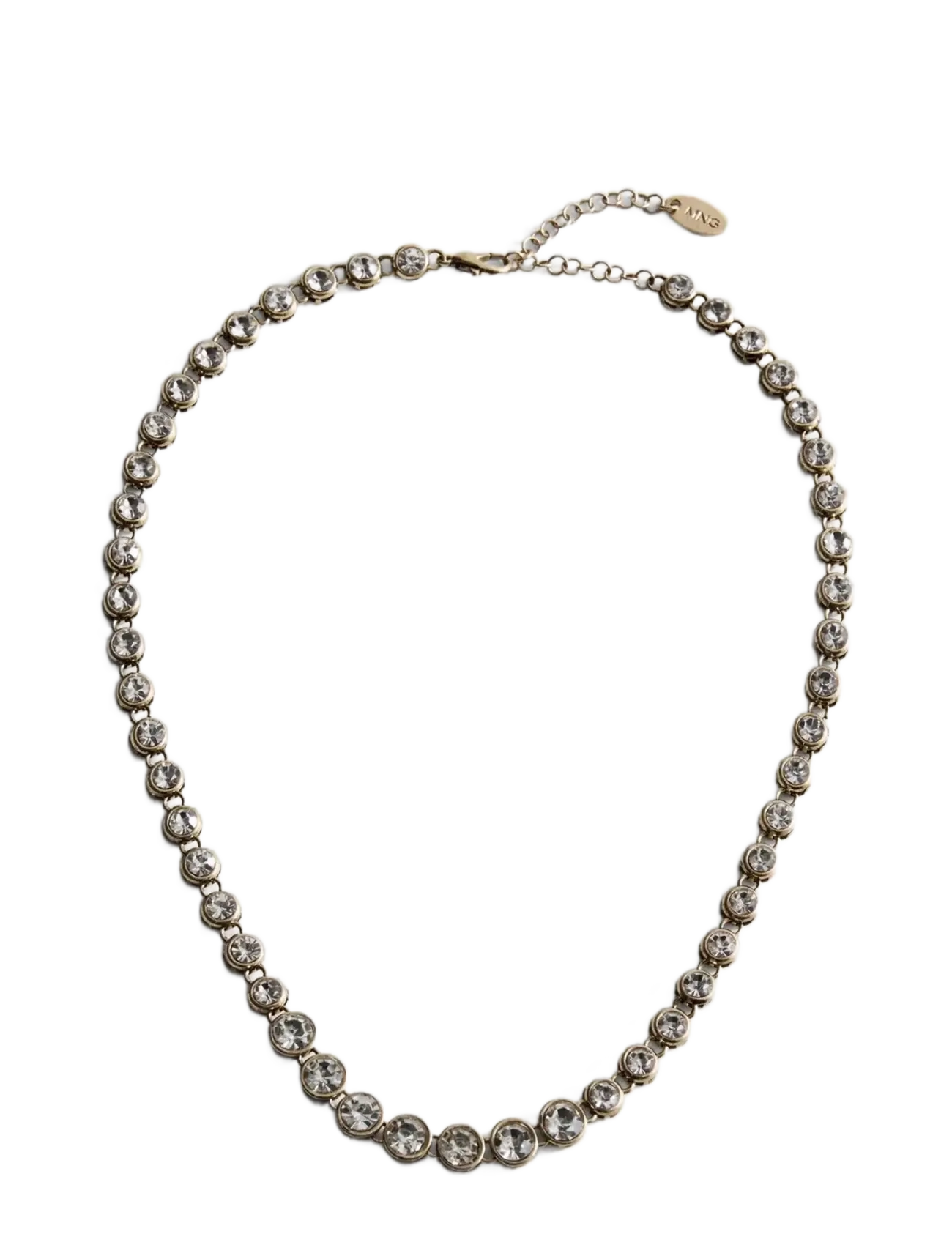 Mango Crystal necklace - Julegave - GOLD / gold