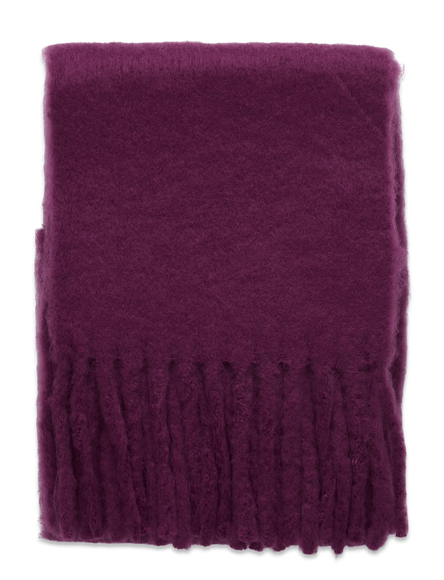 Mango - Fringed edge scarf - halsdukar - medium red - 2