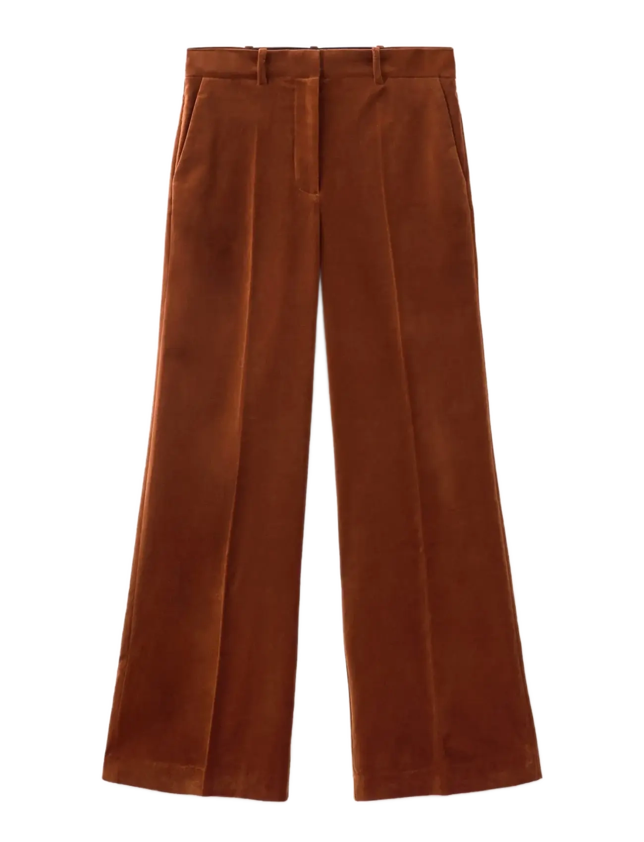 MANGO Samt Anzug Hosen Orange - 38 - Damen