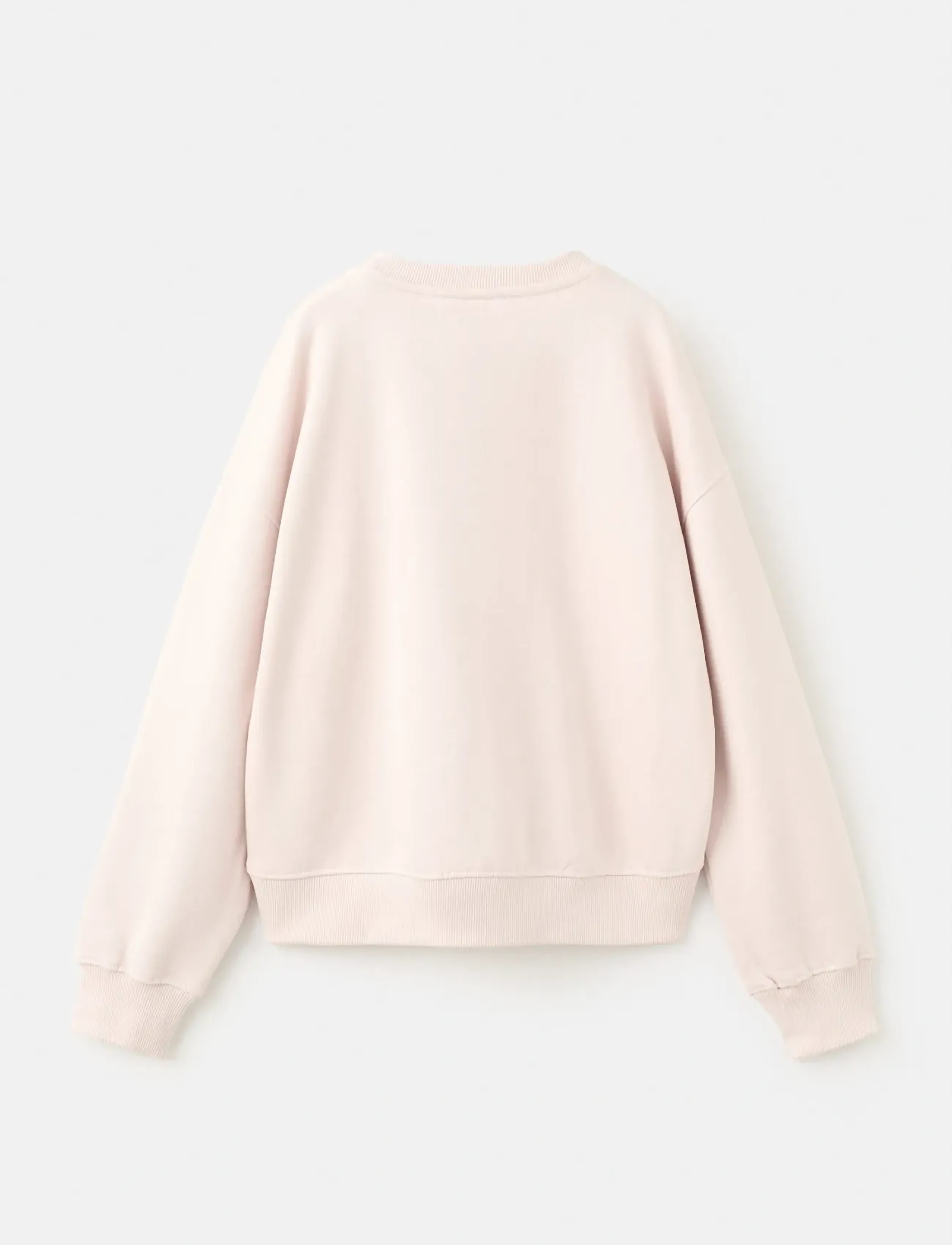 Mango Embroidered Cotton Sweatshirt, 11-12, Pink, Sweatshirts & Hættetrøjer > Sweatshirts, Børn