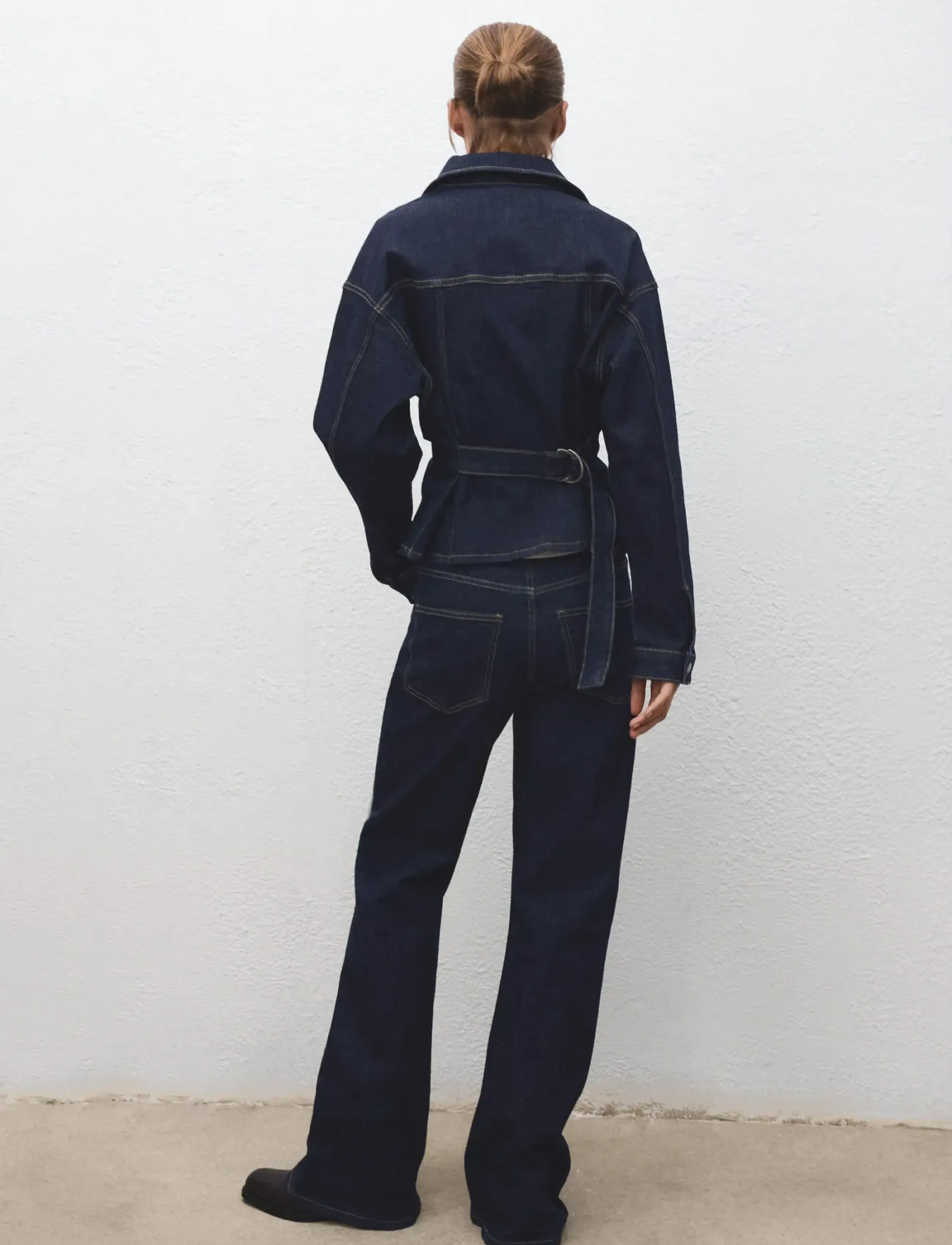 Mango - Flared jeans with drawstrings - flared jeans - open blue - 2