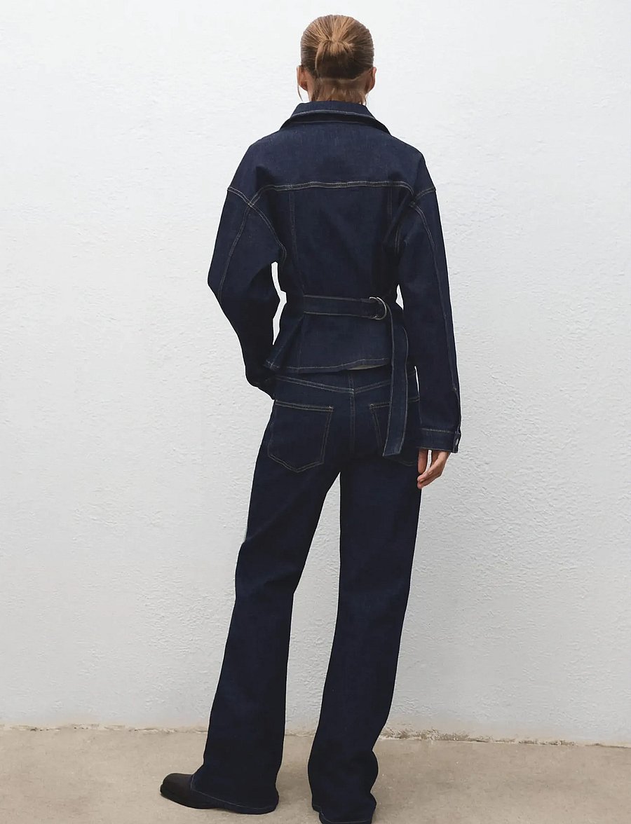 Mango - Flared jeans with drawstrings - utsvängda jeans - open blue - 2