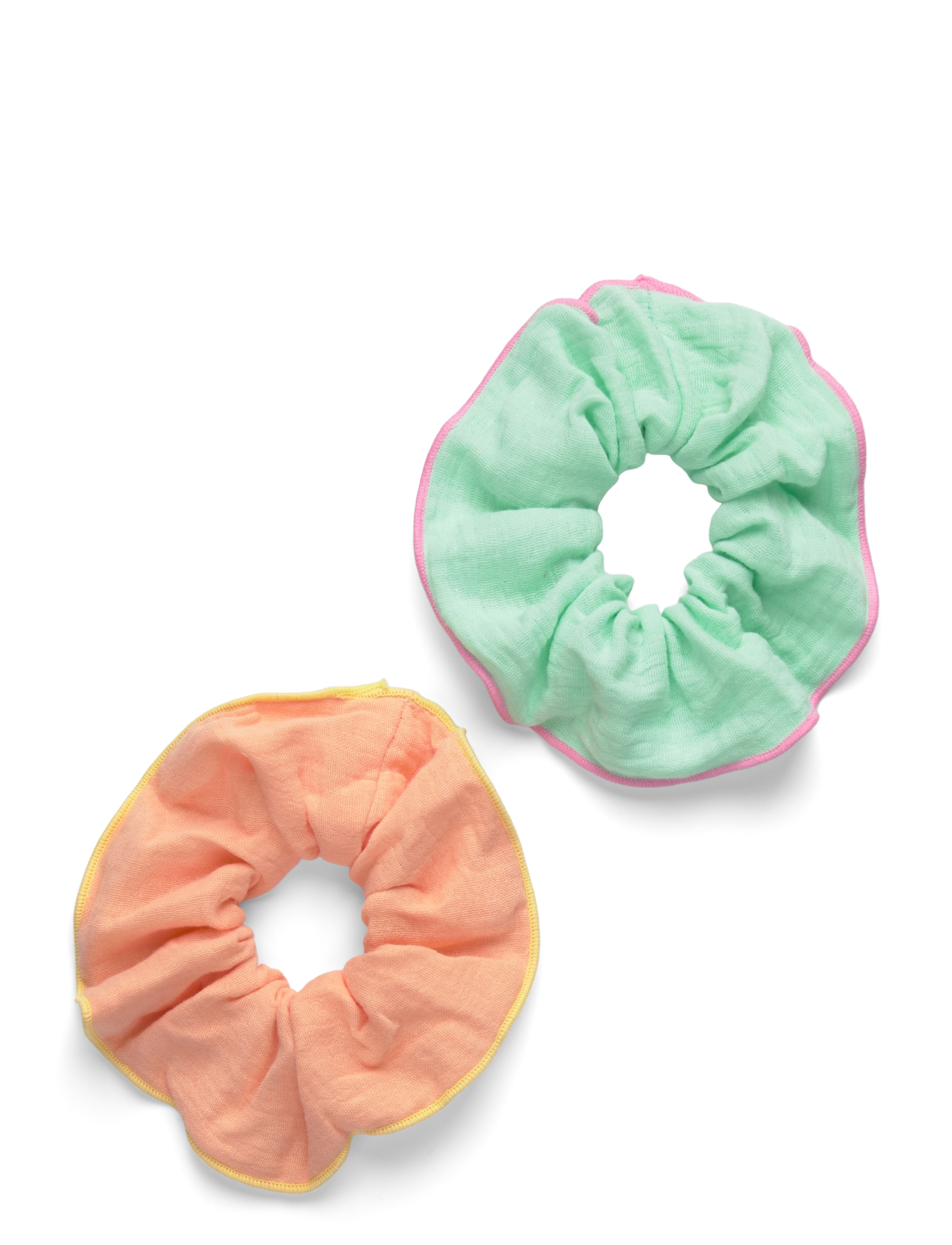 Pack of 2 hair scrunchies - TURQUOISE - AQUA