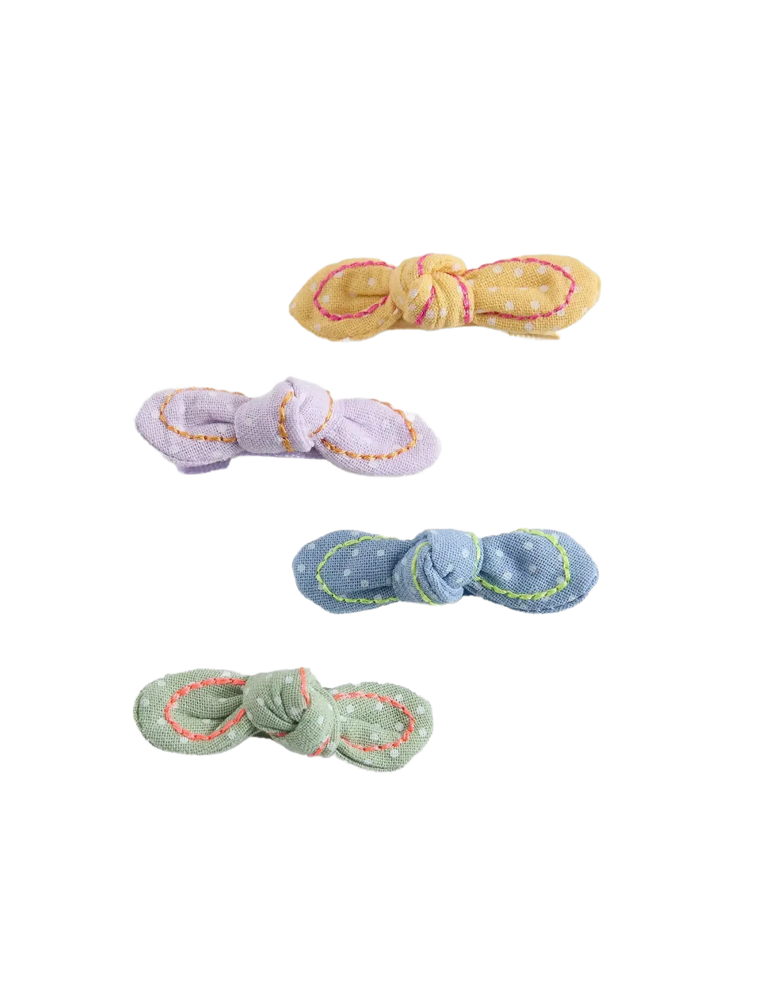 Mango - 4 pack bow hairclips - hiuspinnit & -klipsit - lt-pastel purple - 2