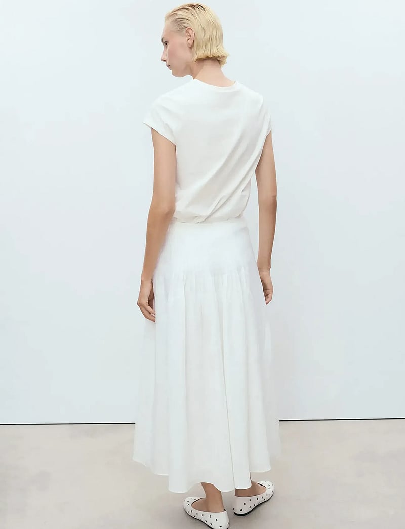 Mango - Printed cotton-blend t-shirt - t-shirts - green - 3