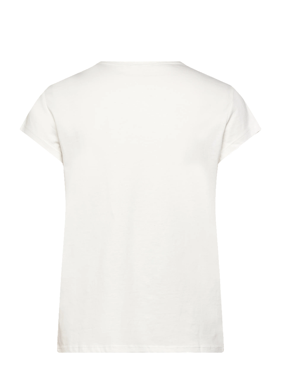 Mango - Printed cotton-blend t-shirt - t-shirts - red - 2