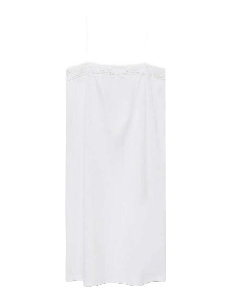 Mango - Cotton lace nightgown - nattlinnen - white - 1