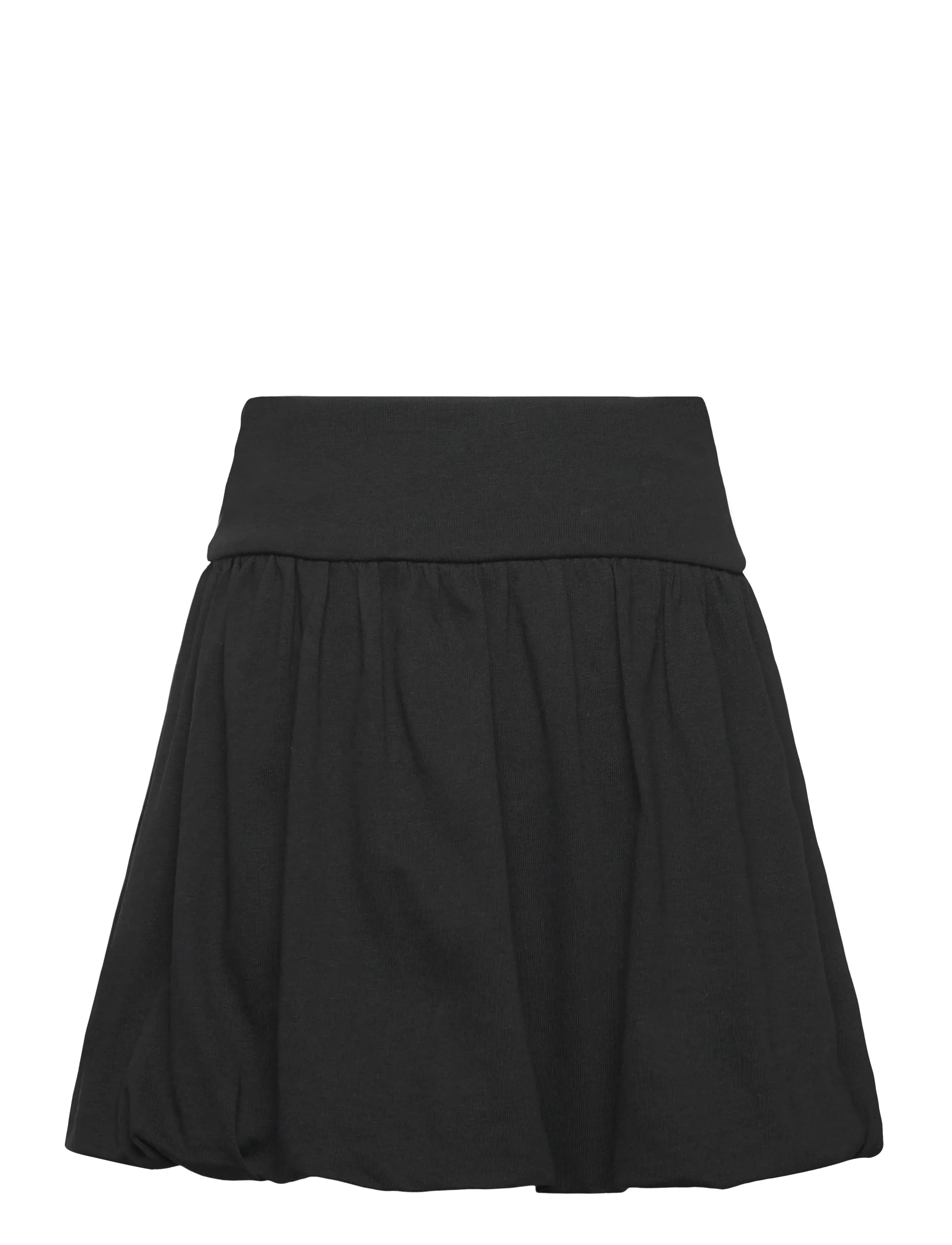 Mango - Puffed cotton skirt - kurze röcke - black - 1