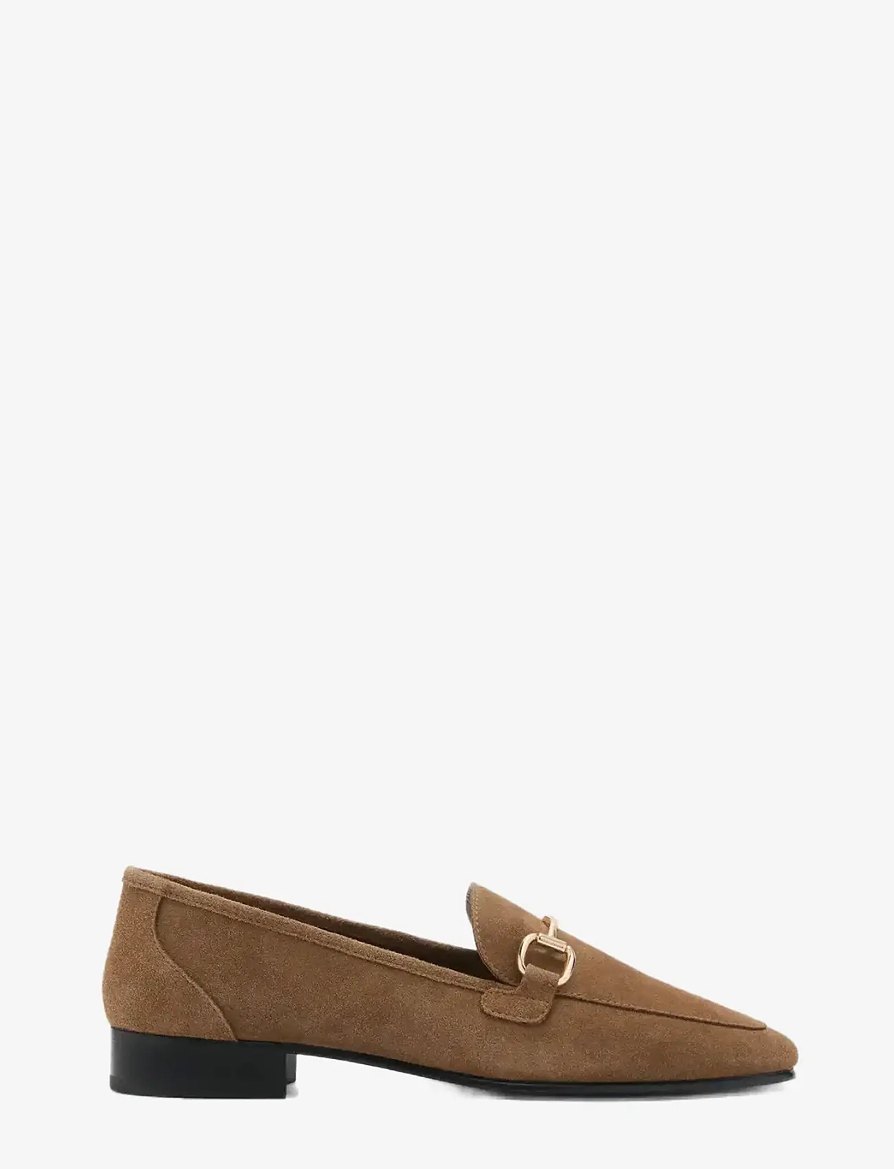 Mango - Suede moccasins with buckle - mokassiinid - medium brown - 1