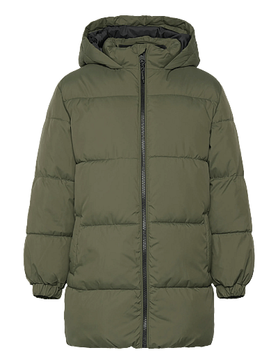 Long Coat With Padded Lining - Dunjakker & Forede Jakker