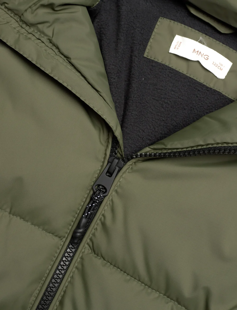 Mango - Long coat with padded lining - winterjacke - beige - khaki - 2