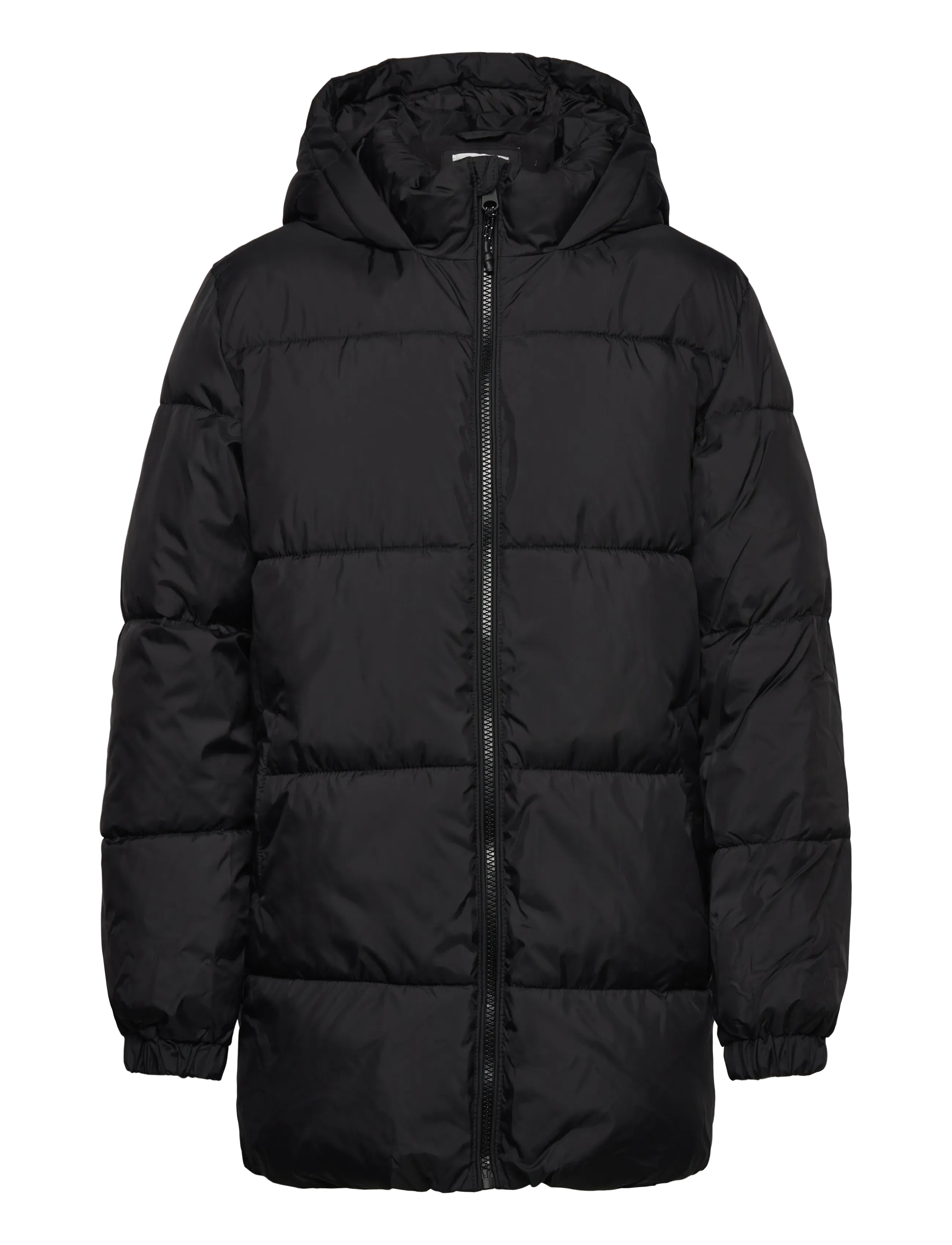 MANGO Long Mantel With Gefüttert Lining Schwarz - 134 - Kinder