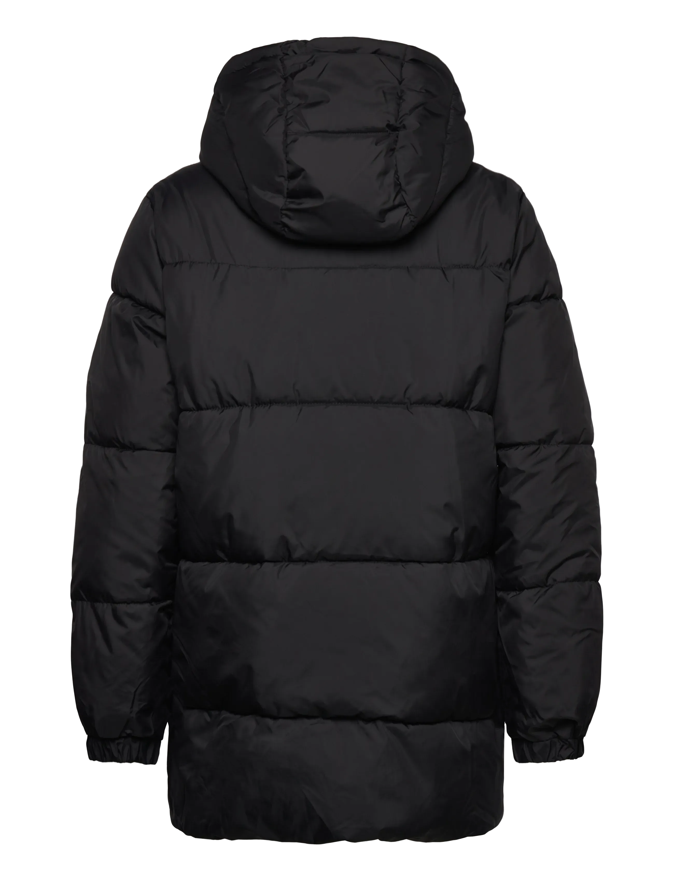 Mango - Long coat with padded lining - overtøj - black - 1