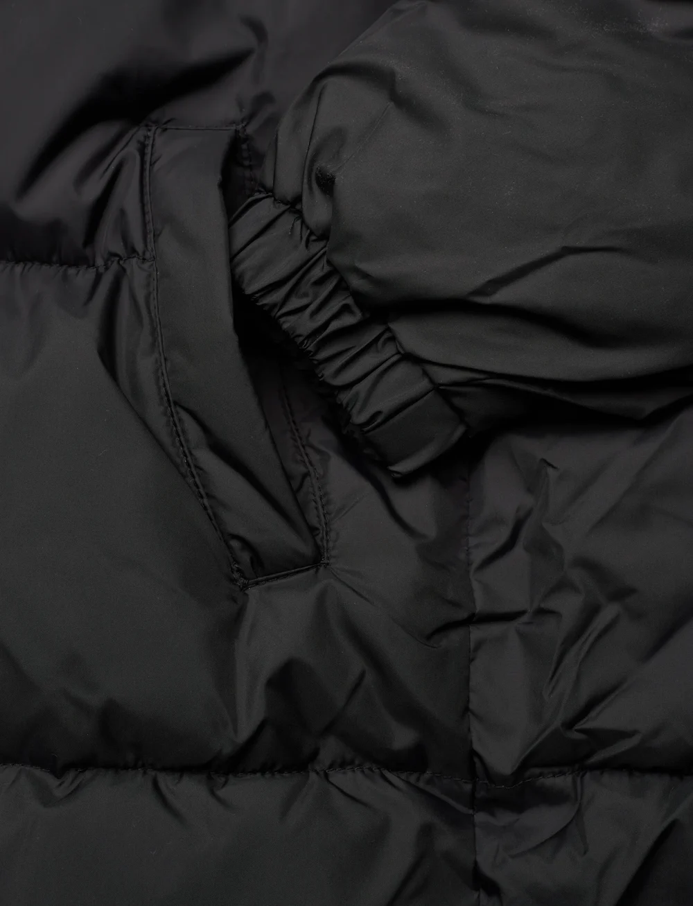 Mango - Long coat with padded lining - vinterjackor - black - 3