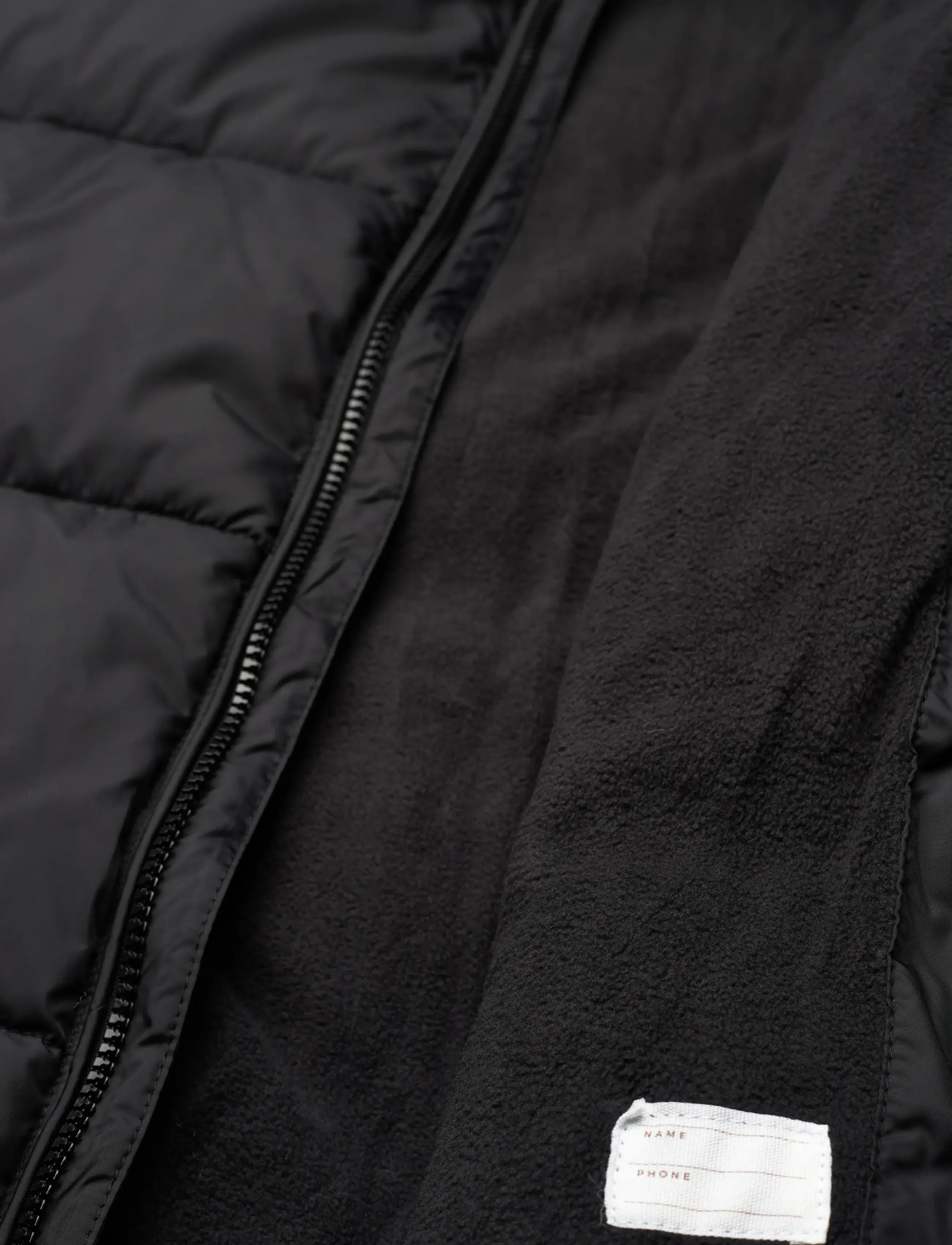 Mango - Long coat with padded lining - overtøj - black - 4