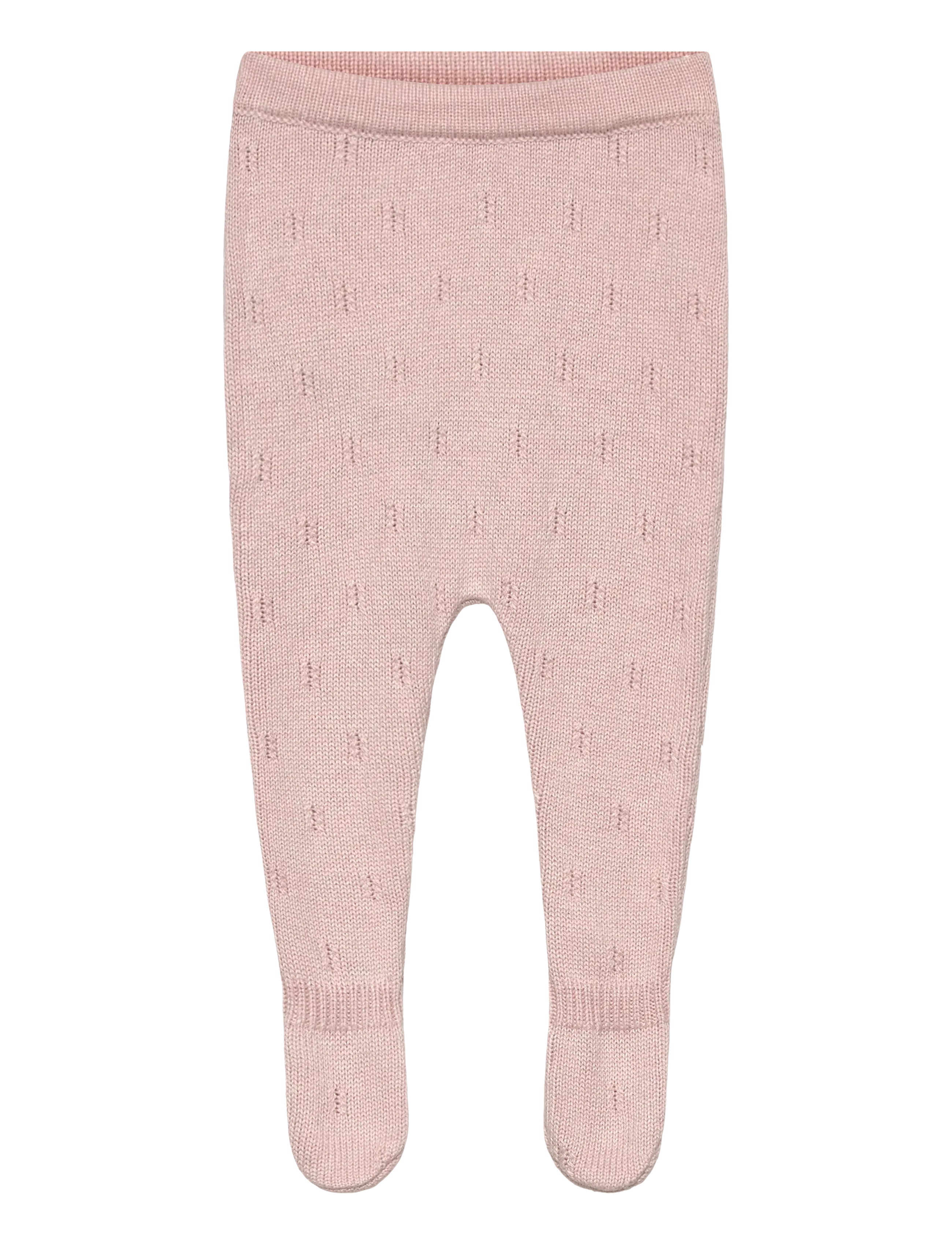 Mango Knitted leggings - Leggings - LT-PASTEL PINK / pink/rose