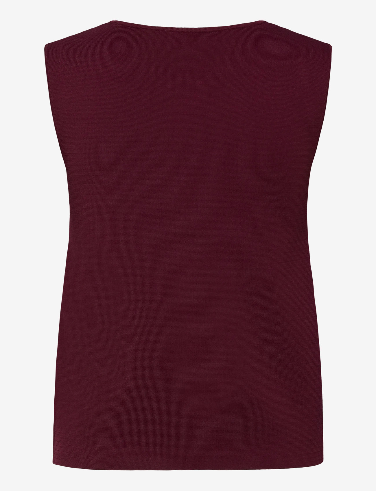 Mango - Fine-knit gilet - herbstliche kleidung - dark red - 1