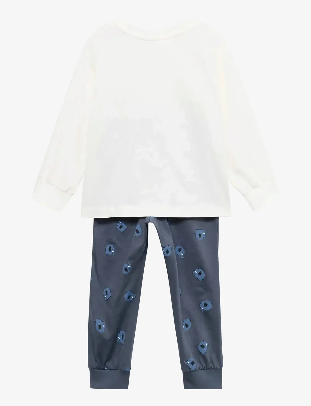 Mango - Long animal-print pyjamas - pyjama-sets - charcoal - 1