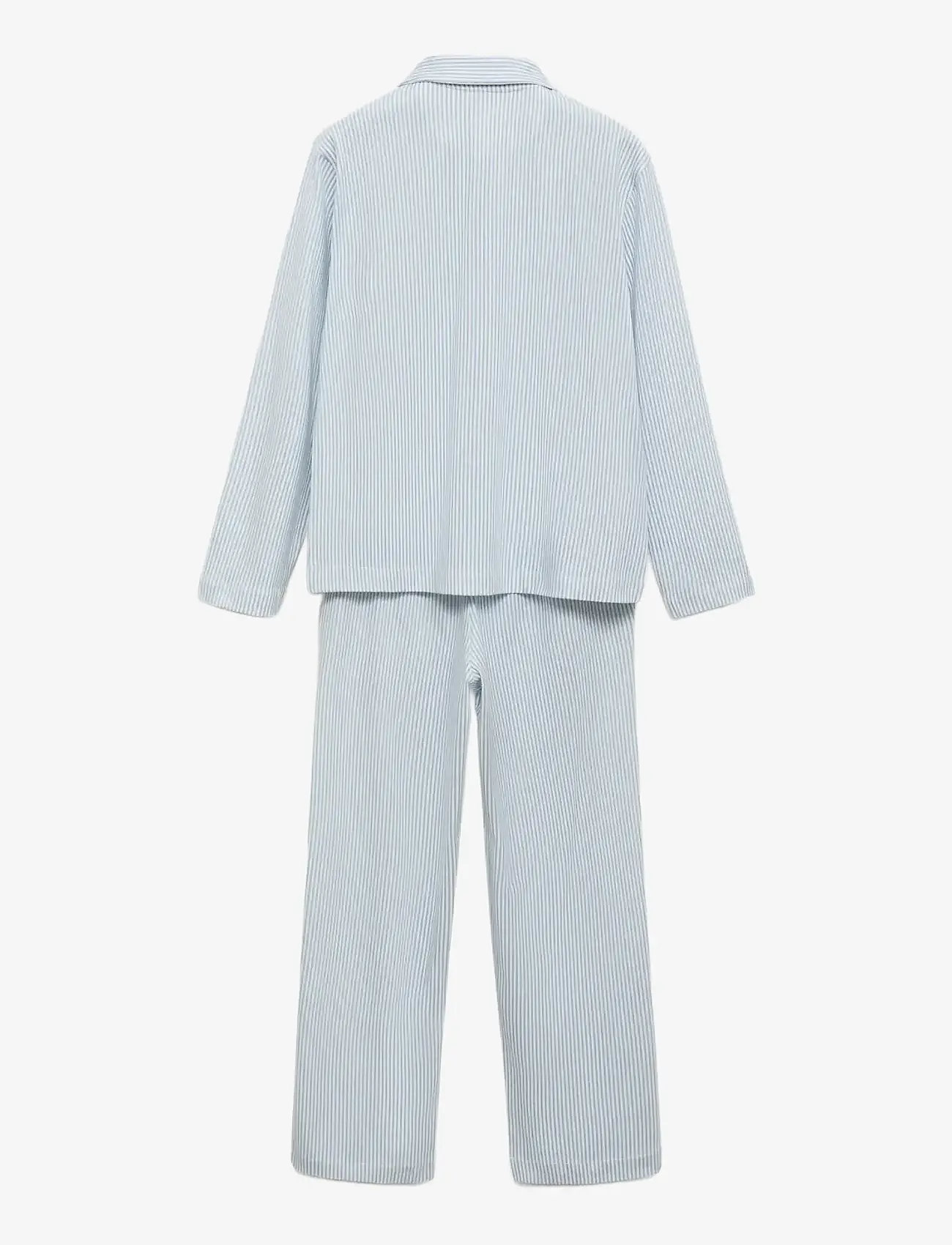 Mango - Long pyjama pack - sets - lt-pastel blue - 1