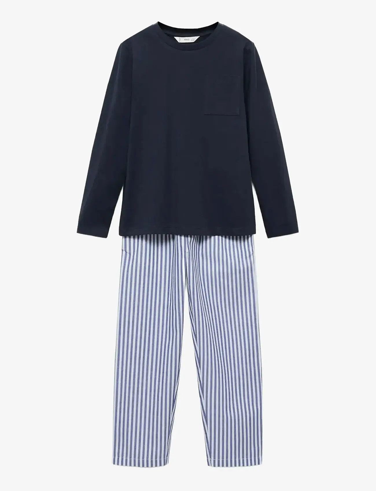 Mango - Striped long pyjamas - komplektid - navy - 0