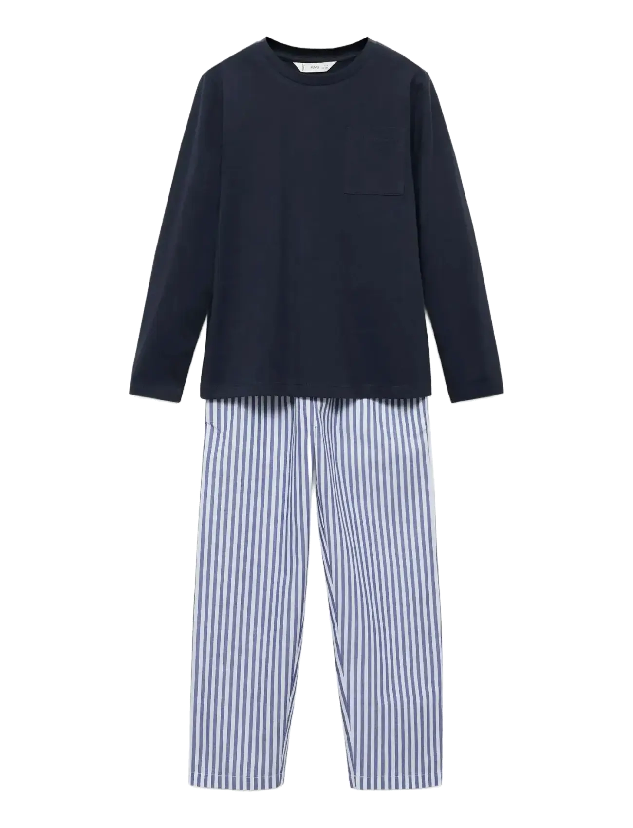 Mango Striped long pyjamas - Pyjamasset - NAVY / navy