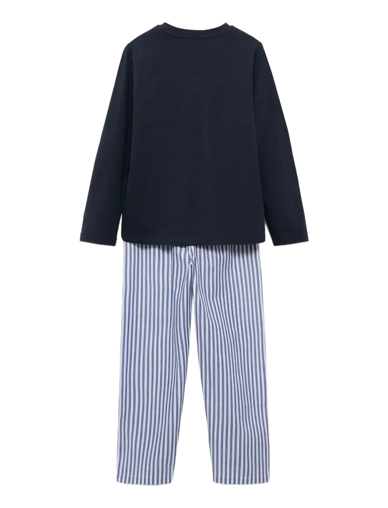 Mango - Striped long pyjamas - lägsta priserna - navy - 2