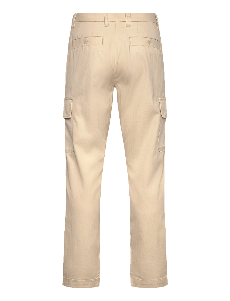 Mango - Cotton lyocell cargo pants - cargohose - light beige - 1