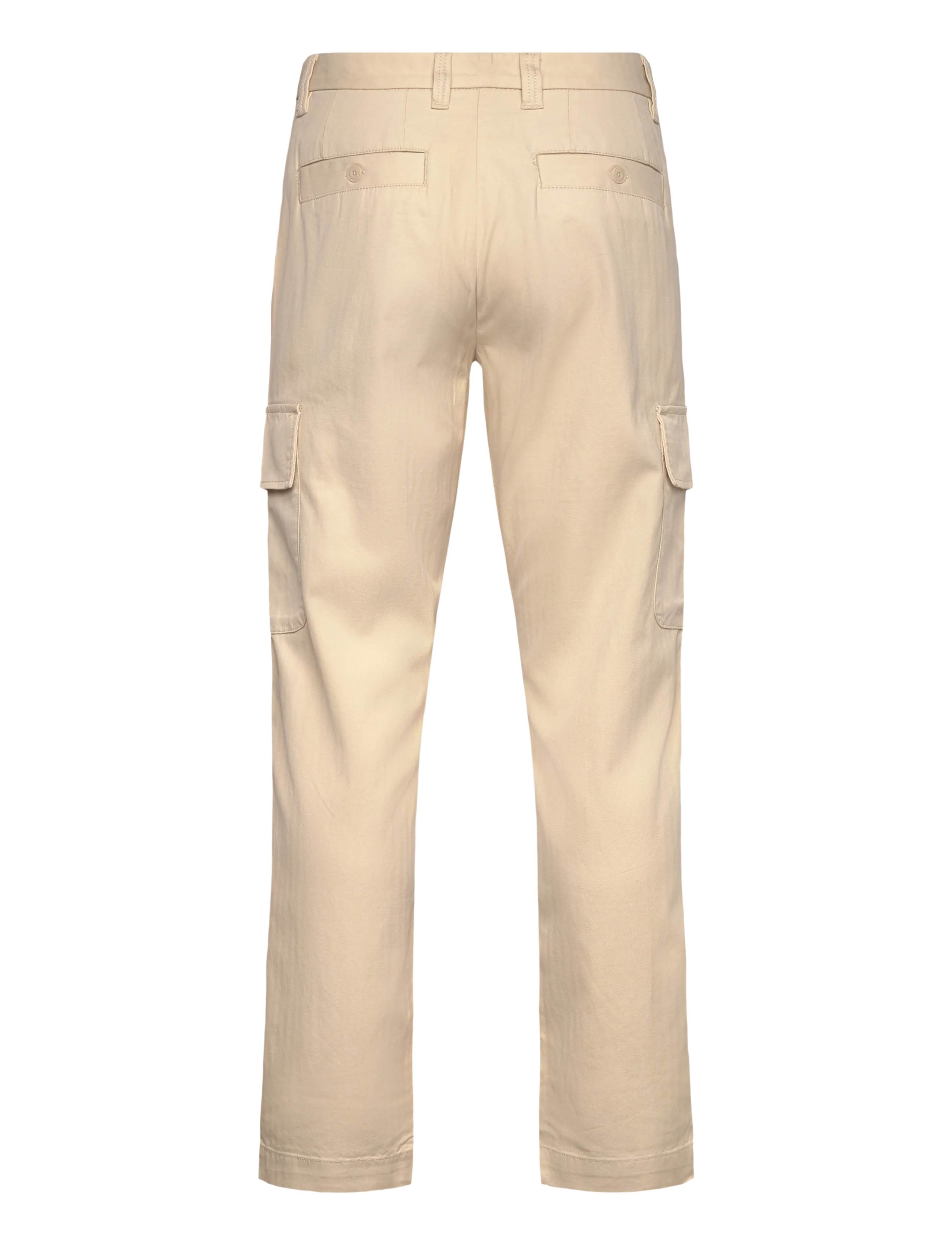 Mango - Cotton lyocell cargo pants - trousers - light beige - 1