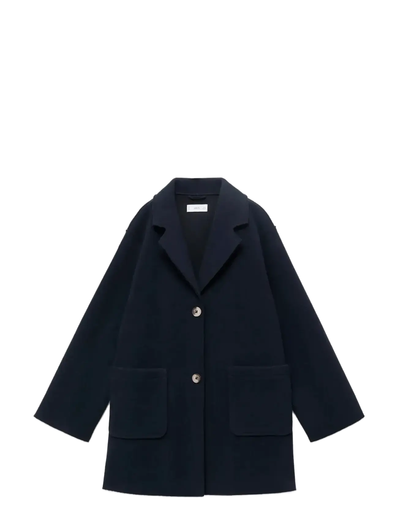 Mango Cloth midi-coat - Frakker - NAVY / navy
