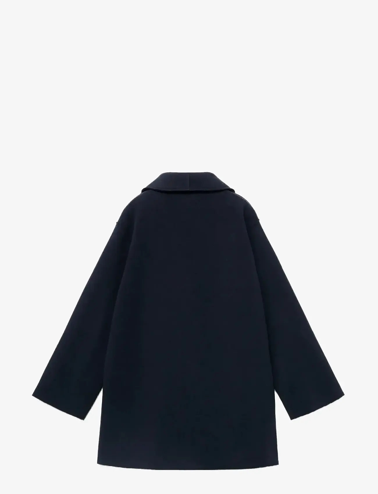 Mango - Cloth midi-coat - fall jackets - navy - 1