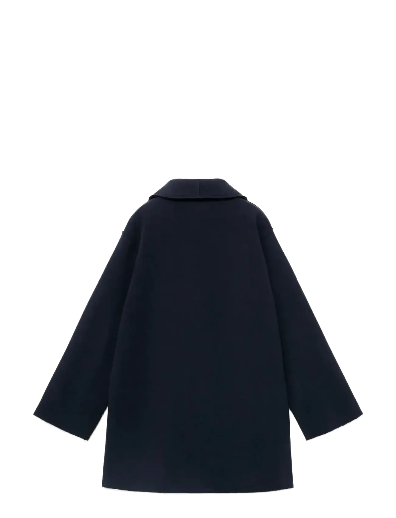 Mango - Cloth midi-coat - efterårsjakker - navy - 2