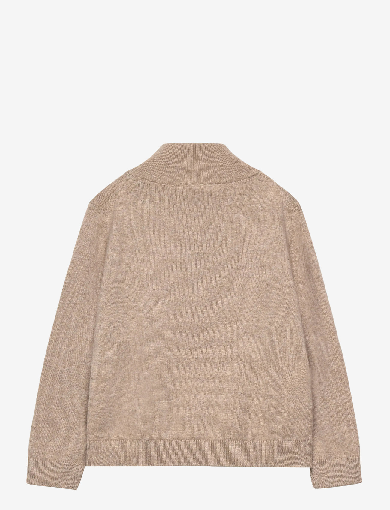 Mango - Zipped knit cardigan - efterårstøj - light beige - 1