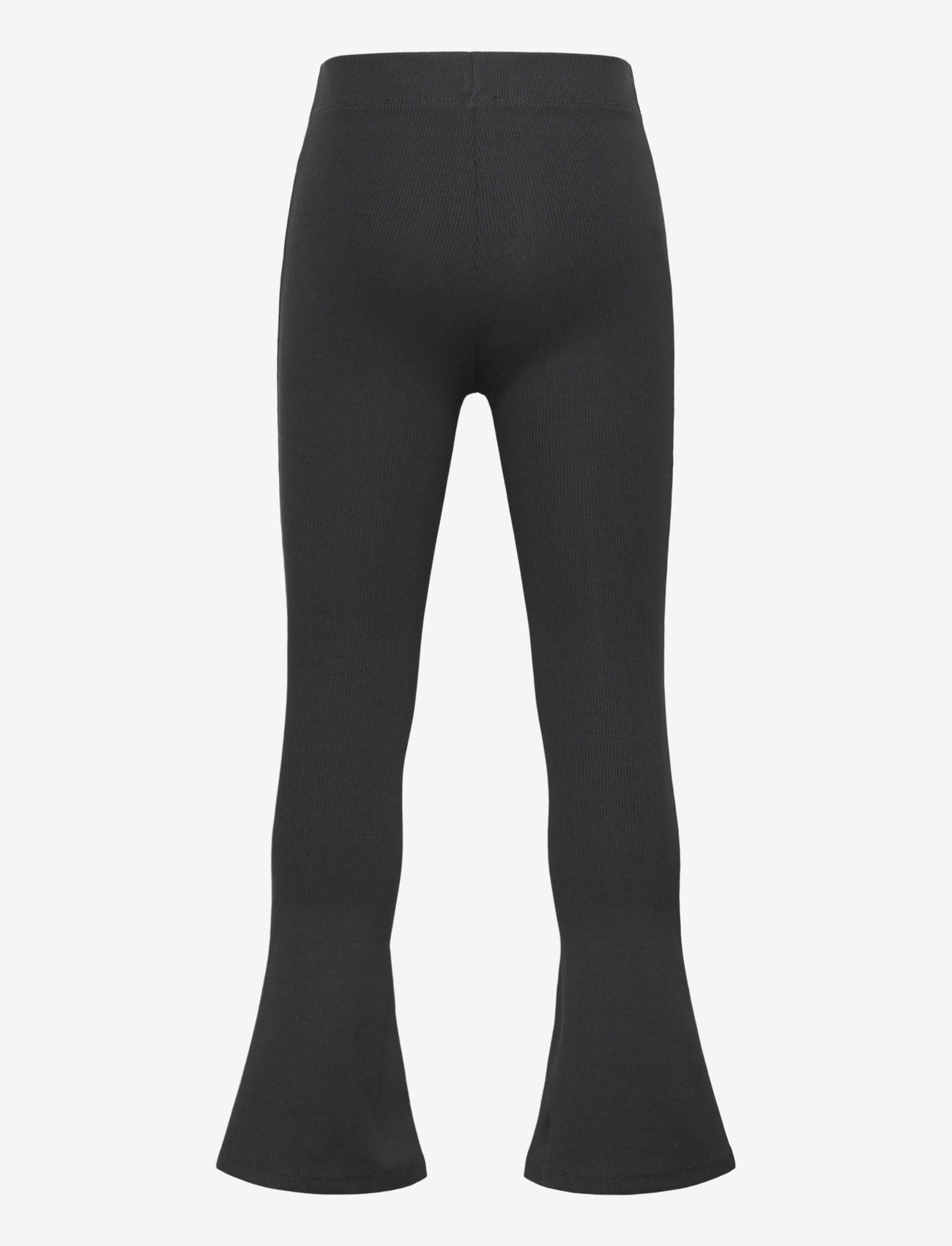 Mango - Flared cotton leggings - herbstliche kleidung - black - 1