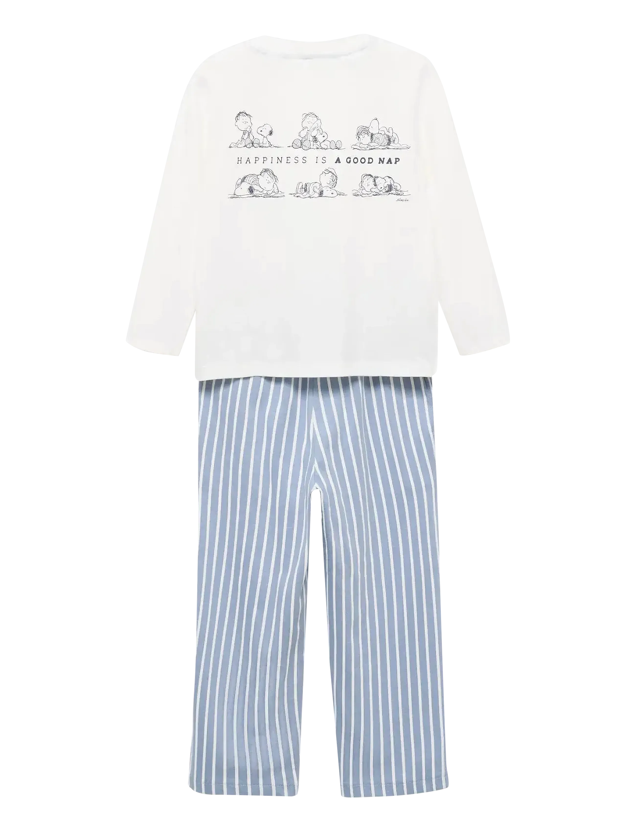 Mango - Long Snoopy pyjama - sets - medium blue - 1