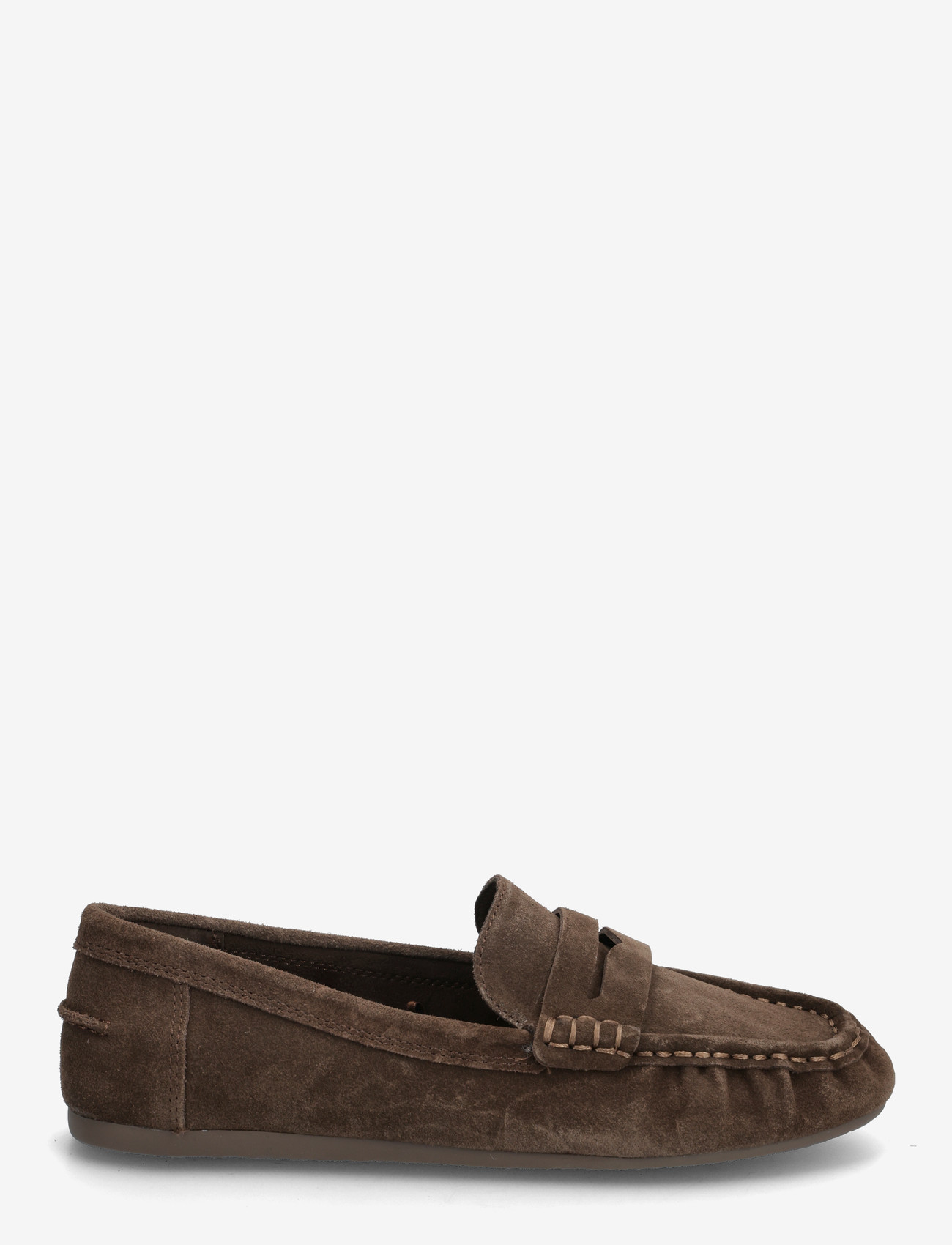 Mango - Suede penny loafers - speciella tillfällen - dark brown - 2