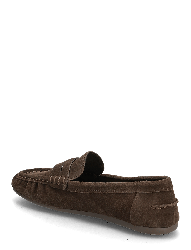 Mango - Suede penny loafers - speciella tillfällen - dark brown - 3