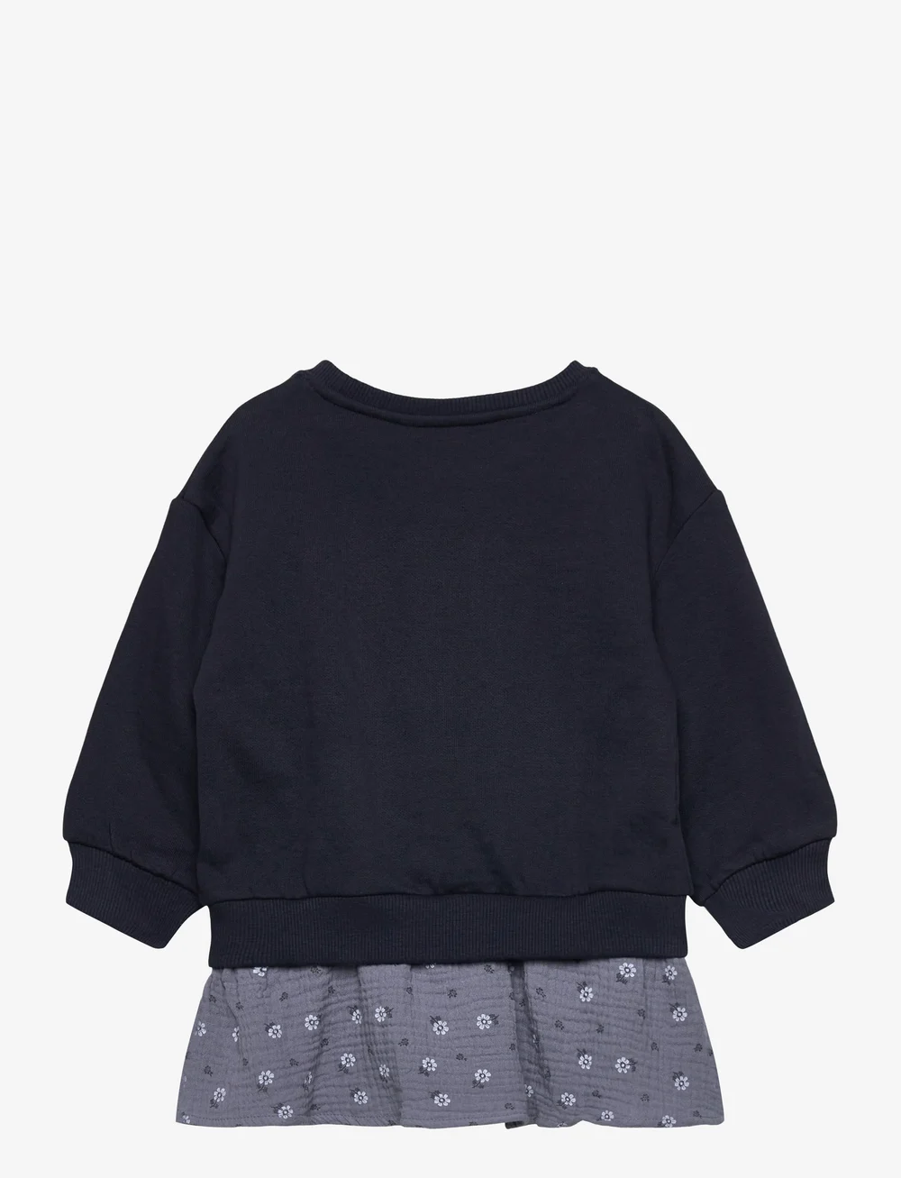Mango - Floral sweatshirt dress - langærmede babykjoler - navy - 1