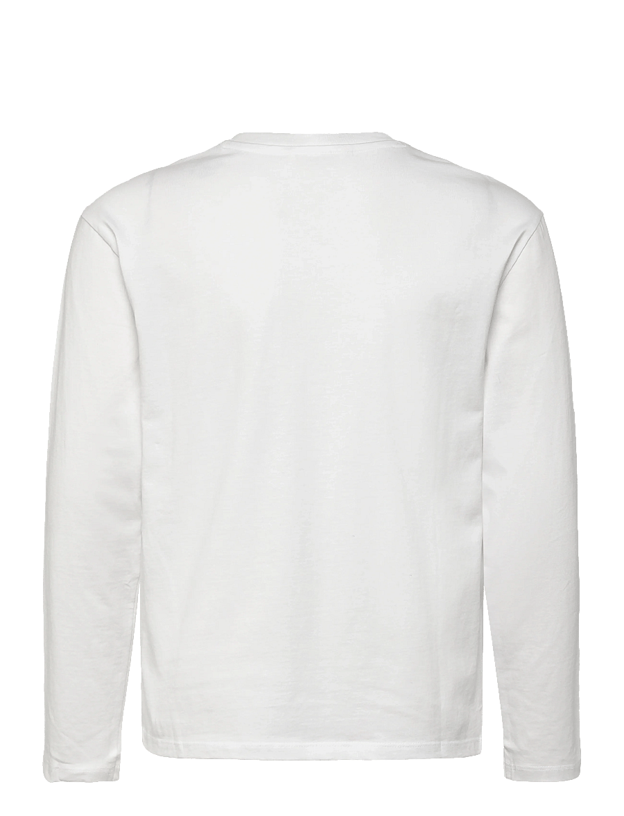 Mango - Buttoned cotton T-shirt - långärmade t-shirts - natural white - 1