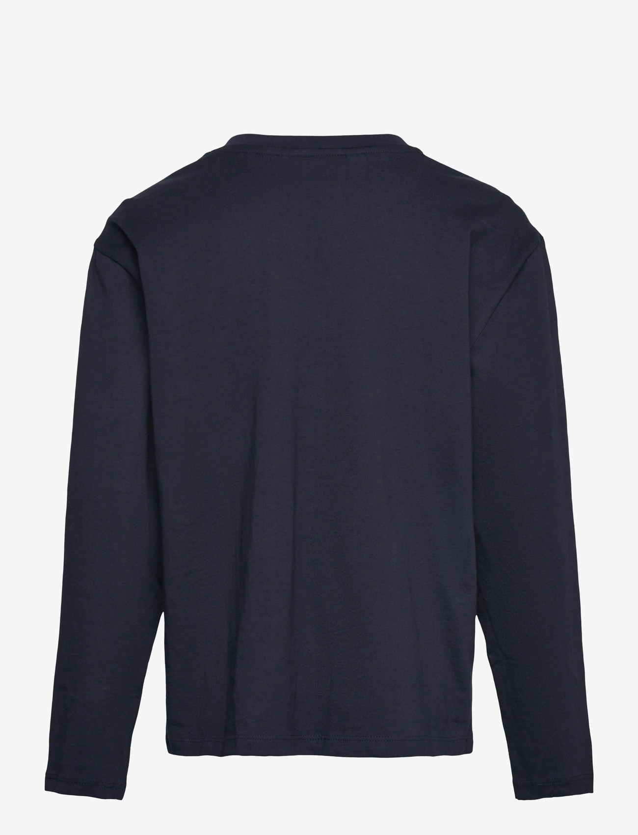 Mango - Buttoned cotton T-shirt - langærmede t-shirts - navy - 2