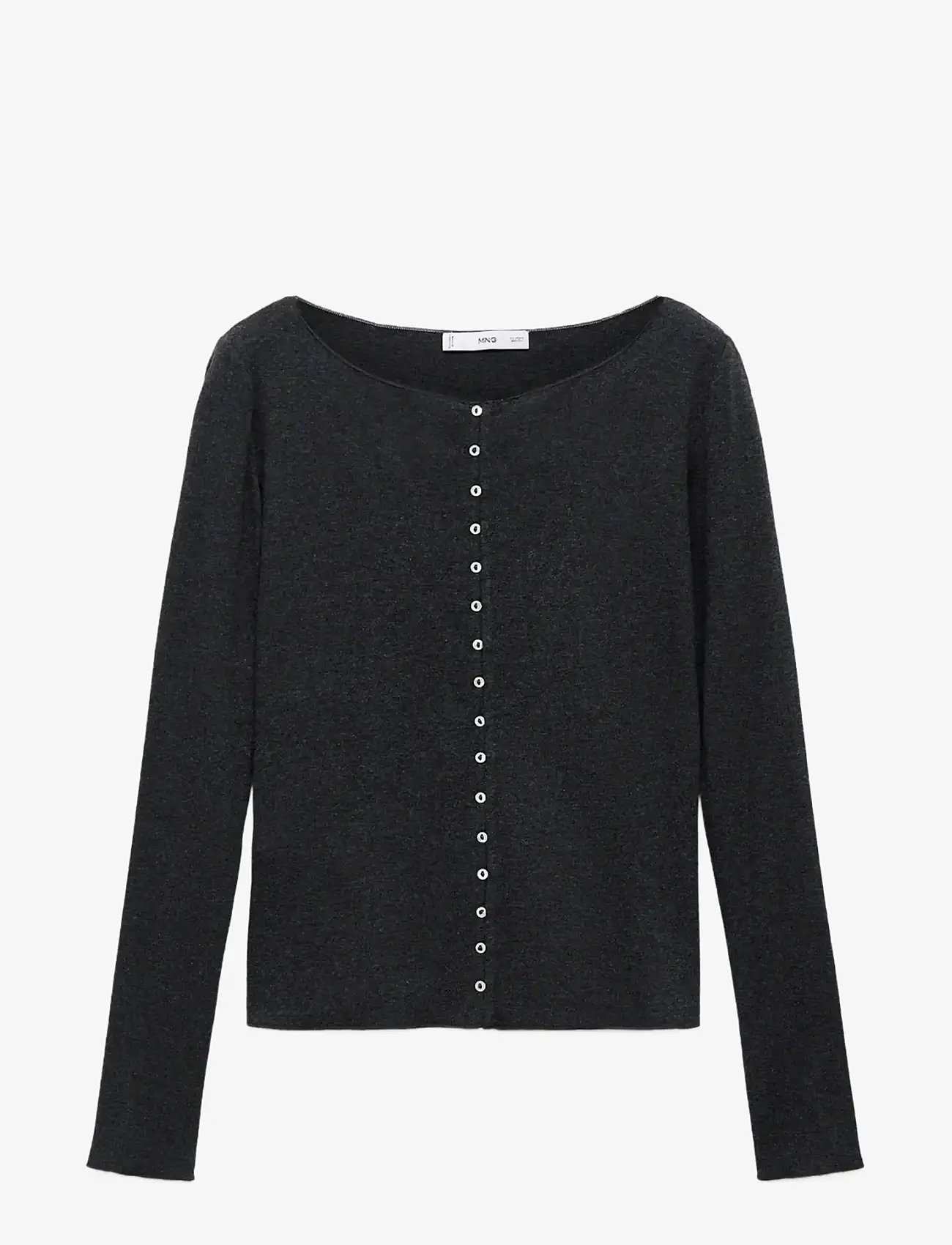 Boat neck cardigan