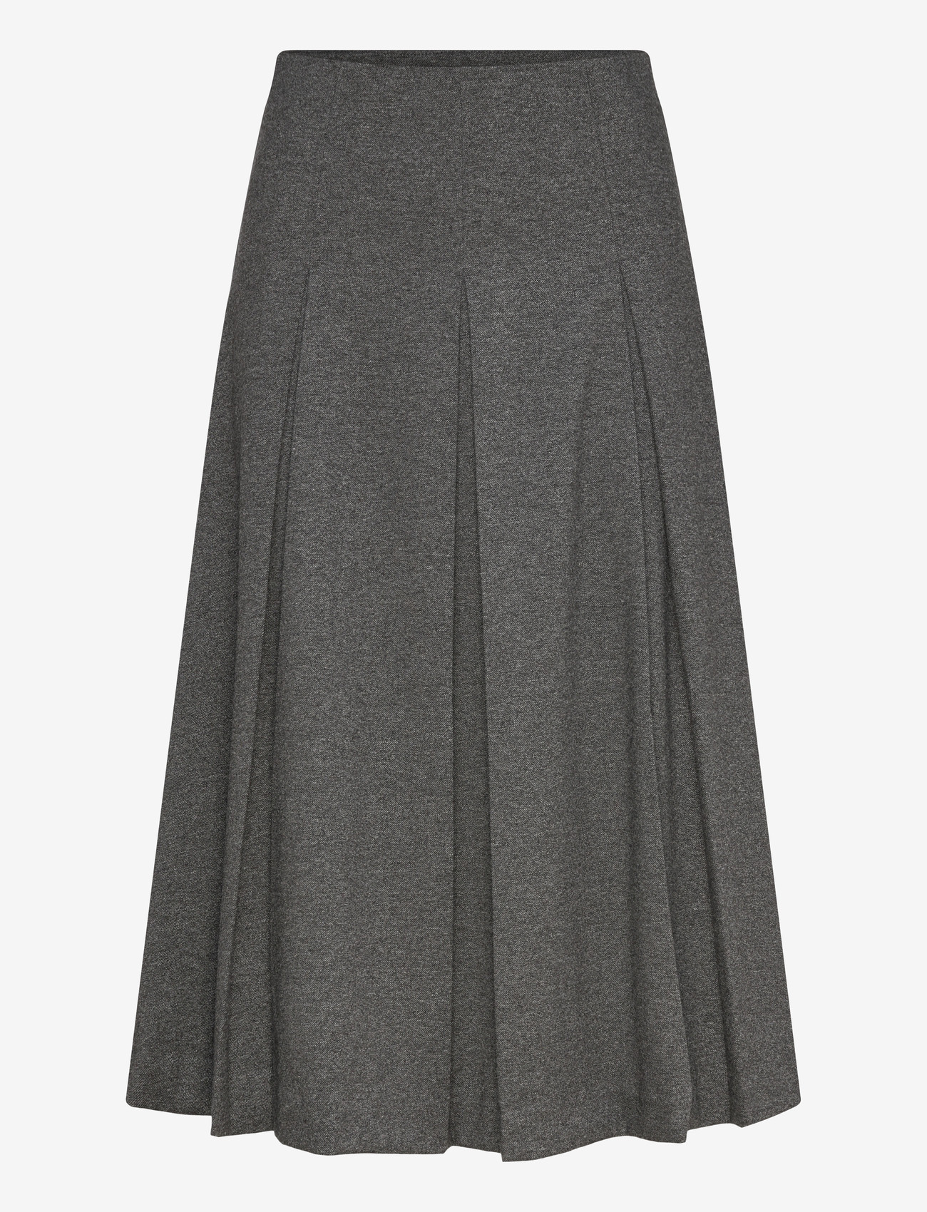Mango - Pleated A-line skirt - plisserede nederdele - grey - 1