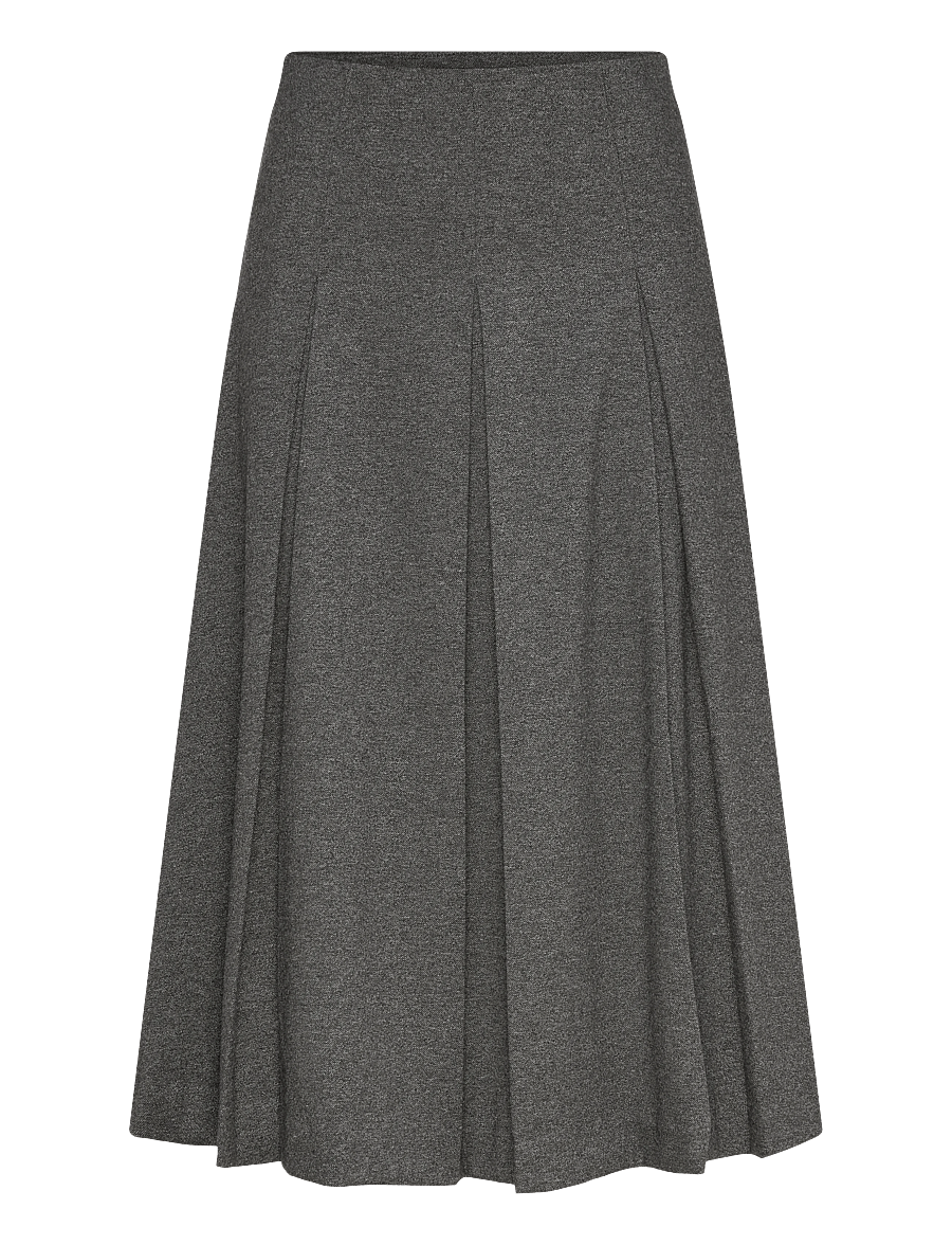 Mango - Pleated A-line skirt - plisserede nederdele - grey - 1