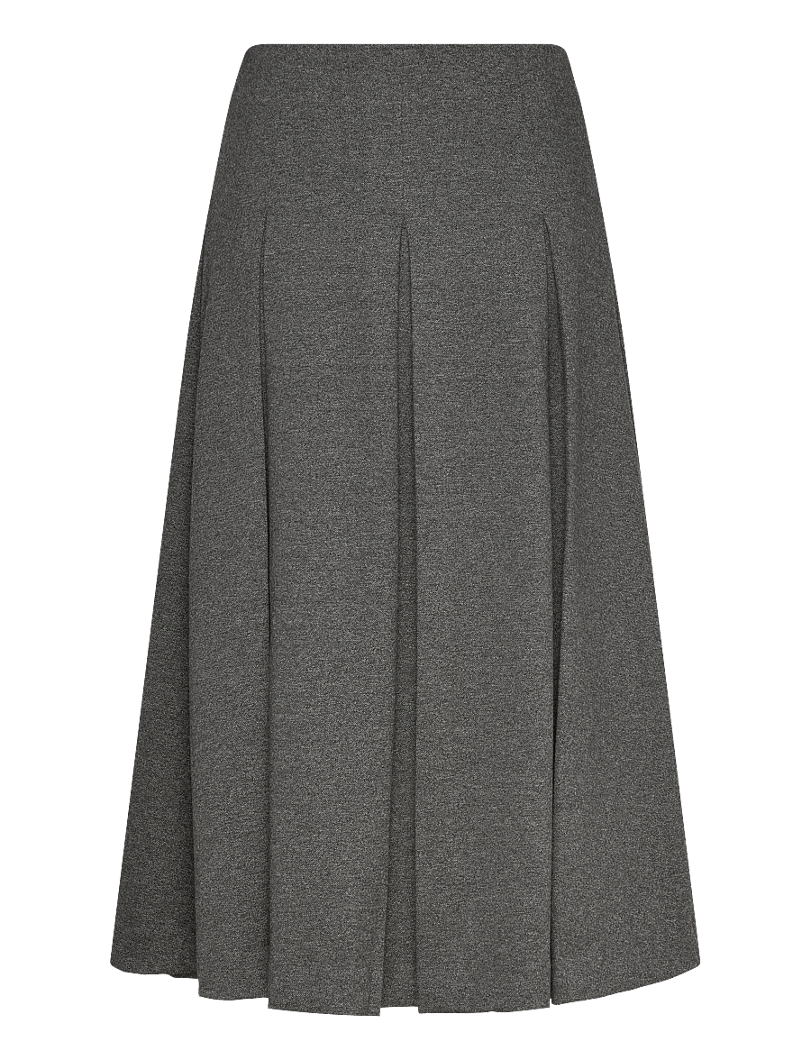 Mango - Pleated A-line skirt - plisserede nederdele - grey - 2