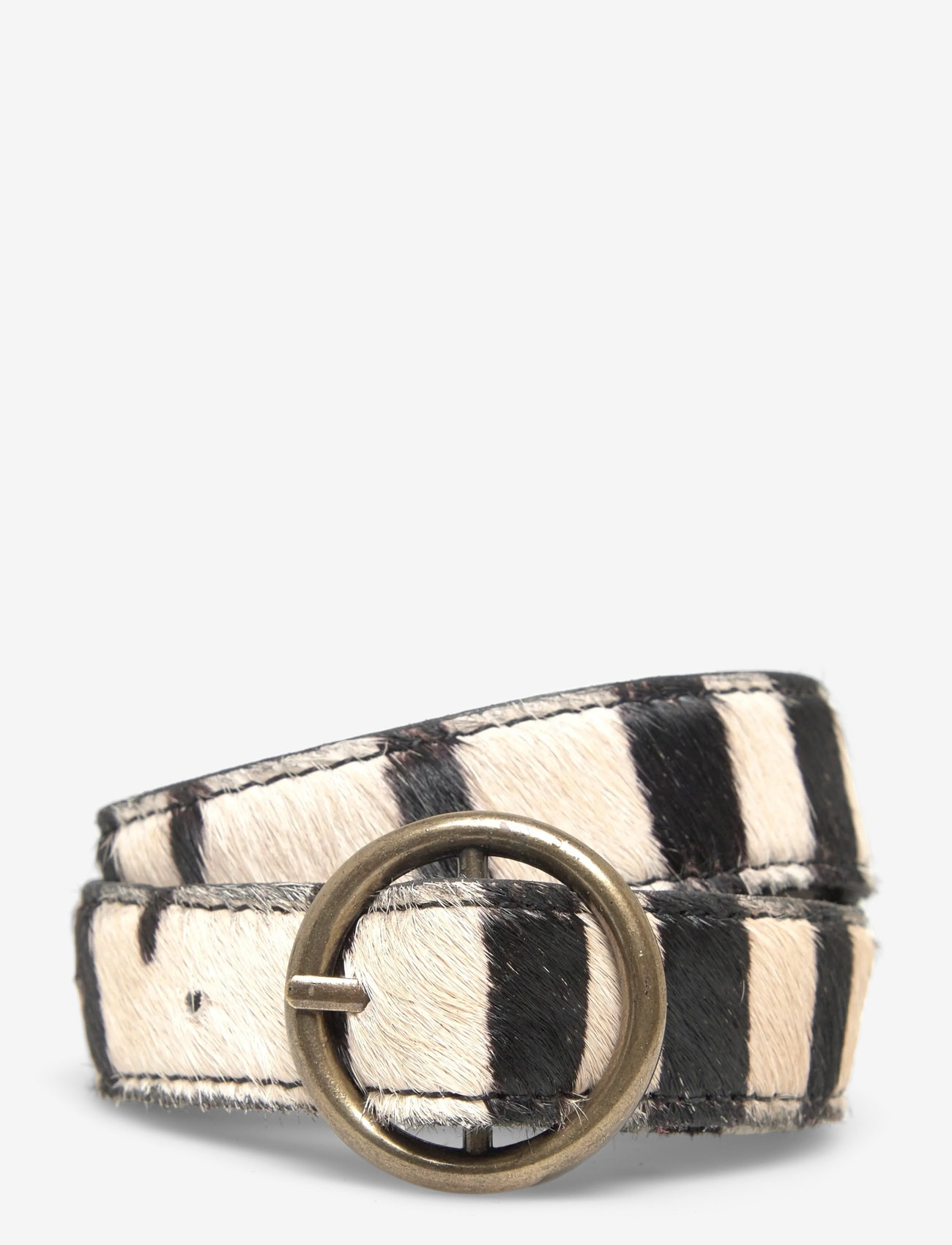 Mango - Animal print leather belt - die niedrigsten preise - lt pastel brown - 0