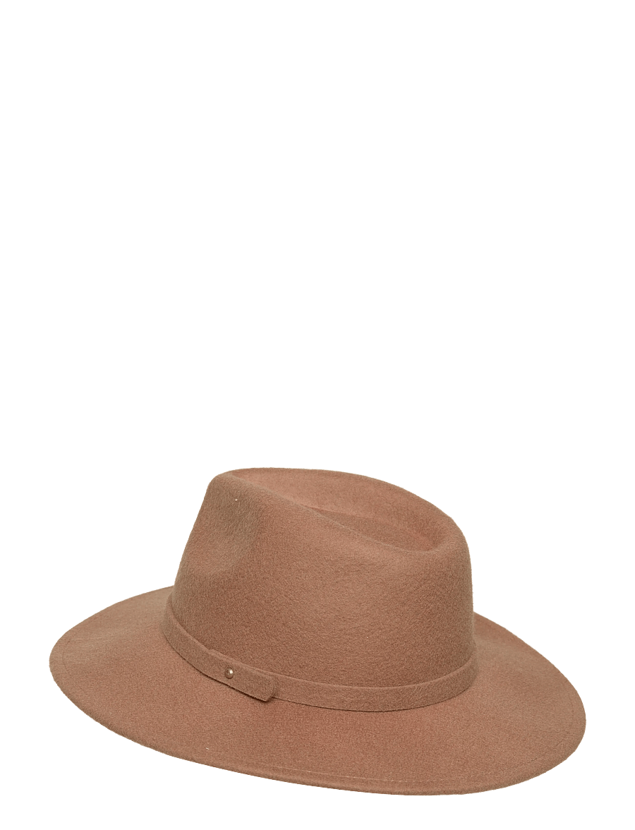 Mango - 100% wool hat - hatte - medium brown - 2