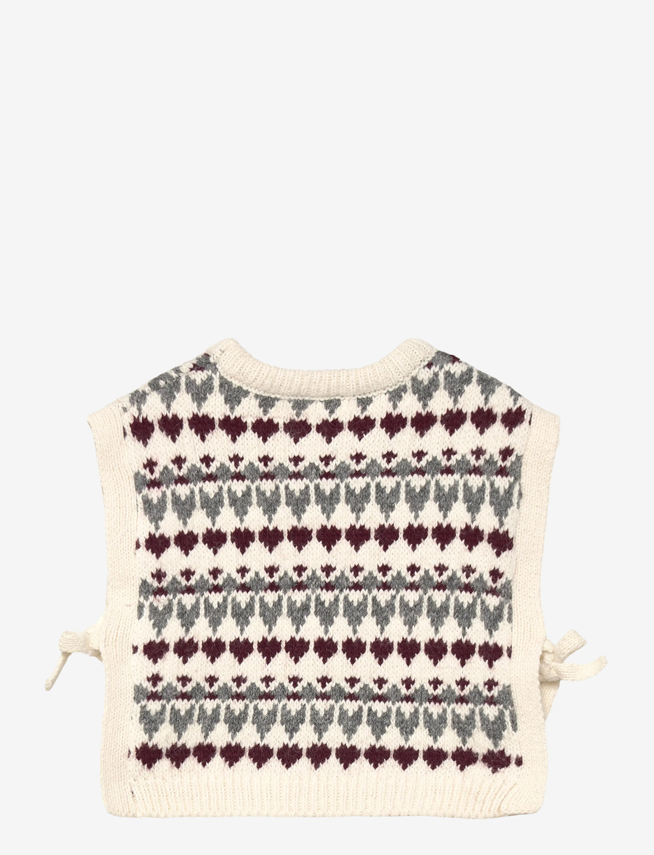 Mango - Knitted waistcoat with heart pattern - die niedrigsten preise - natural white - 1