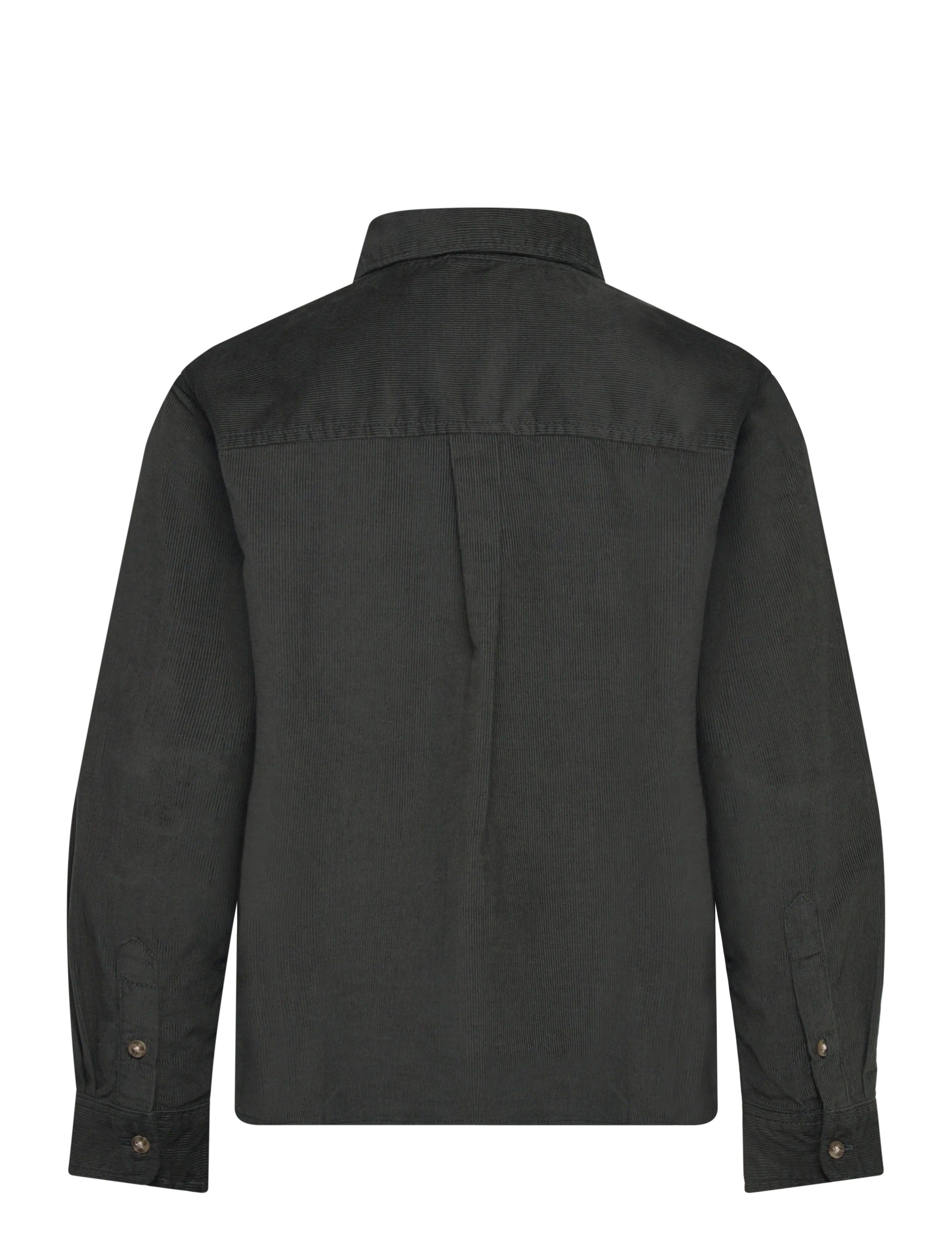 Mango - Regular-fit corduroy shirt - medium green - 1