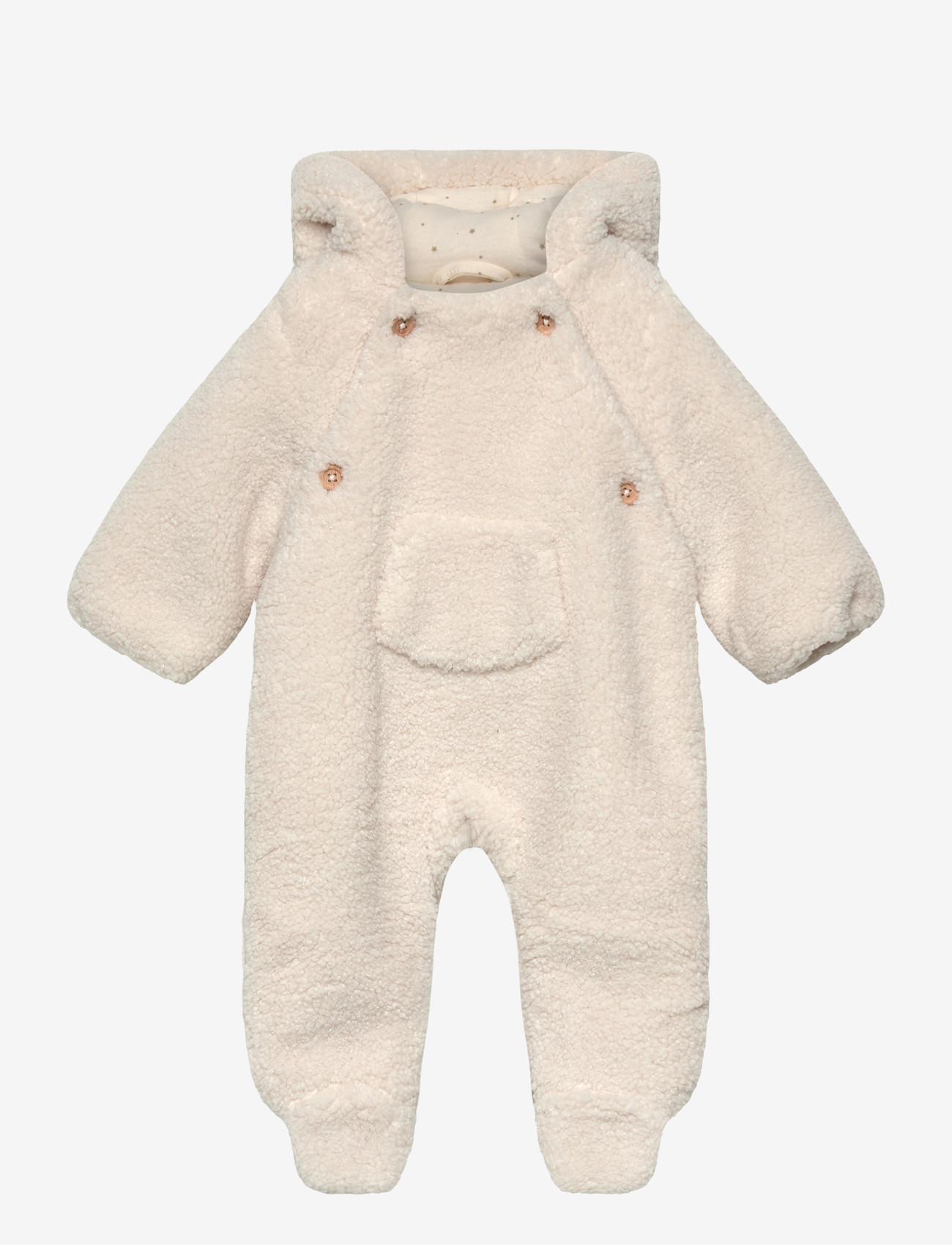 Mango - Long shearling coat - byxdress - light beige - 0